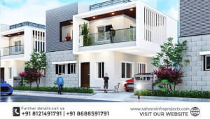 Premium villas with Gym and Jogging Track in Kurnool || SS Sahasra Palm Tree 3 and 4BHK Villas 