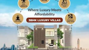 3BHK Residential Villas & Homes at Kadru Homes Kurnool